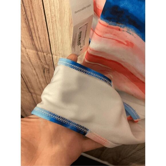 Peyton & Parker 1X NWT medium coverage swimsuit small surf bathing suit - Picture 8 of 8